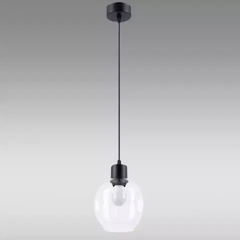 Lampy nad stôl do jedálne Luster Amber 1 Transparent-Ap-Ame 271TR  LW1