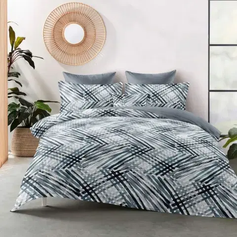 Obliečky 3 dielne Flanelové obliečky polycotton Sunset 200x140cm+90x70cm TiaHome