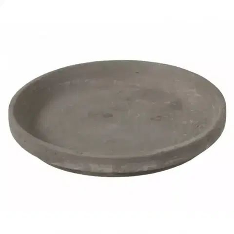 Záhrada Podmiska pod kvetináč Klasik Basalt keramická 13 cm