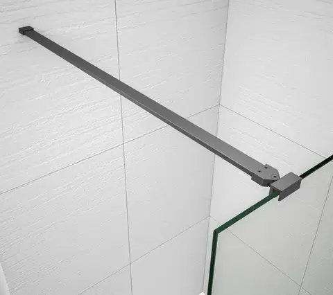 Sprchovacie kúty POLYSAN - ESCA vzpera k zástenám 1200, gun metal ES7068