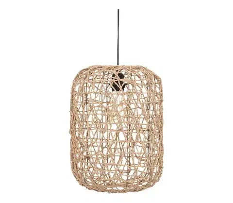Svietidlá Atmosphera - Luster na lanku RAAHE 1xE27/40W/230V juta 186302
