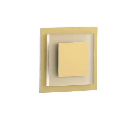 LED osvetlenie LDST SU-01-SZ-BC8 - LED schodiskové svietidlo SUNNY 8xLED/1,2W/230V zlatá 3500K SU-01-SZ-BC8