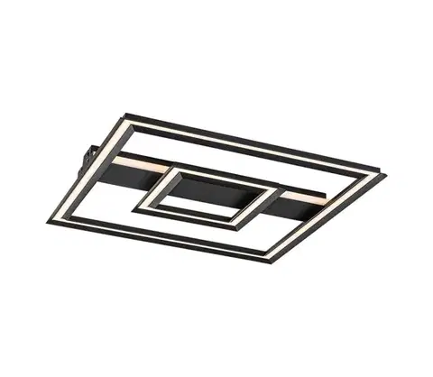 Svietidlá Rabalux 71071 - LED stropné svietidlo SIDONA LED/48W/230V 3000K čierne 71071