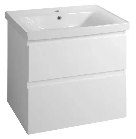 Kúpeľňový nábytok AQUALINE - ALTAIR umývadlová skrinka 67x60x45cm, biela AI270