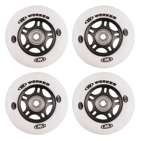 In-line kolieska In-line kolieska WORKER 84mm a ložiská ABEC-9 chrome - Set 4 ks