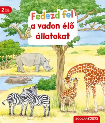 Leporelá, krabičky, puzzle knihy Fedezd fel a vadon élő állatokat - Bea Zorell,Ursula Weller,Anne Ebert