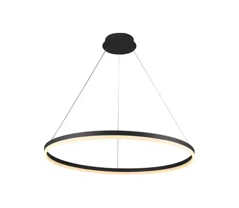 Svietidlá BRILAGI - LED stmievateľný luster na lanku CIRCLE LED/55W/230V 3000-6500K čierna+DO BG-J4309/B