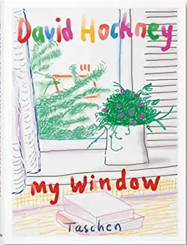 Maliarstvo, grafika David Hockney. My Window - David Hockney