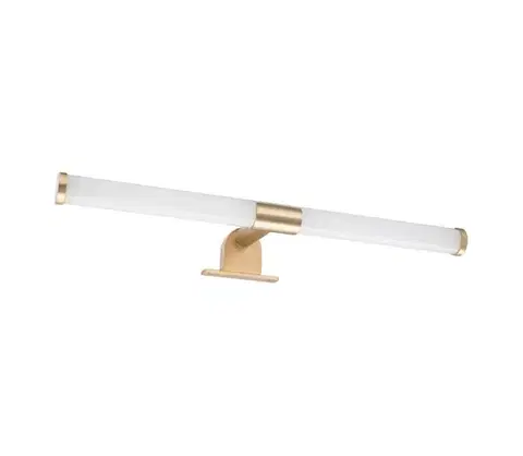 Kúpeľňové zrkadlá  LED Kúpeľňové osvetlenie zrkadla 2v1 APA LED/6W/230V 40 cm IP44 zlaté ML2253