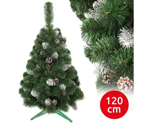 Vianočné dekorácie  Vianočný stromček SNOW 120 cm borovica SŚ 120