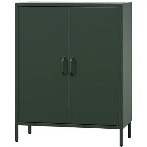 Komody do spálne Komoda Kovová Vito Modern Bottle Green
