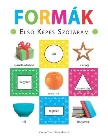 Leporelá, krabičky, puzzle knihy Formák – Első képes szótáram