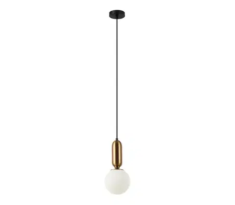Svietidlá  PND-02340-1S-BRO - Luster na lanku ALDEVA 1xE27/40W/230V bronz PND-02340-1S-BRO