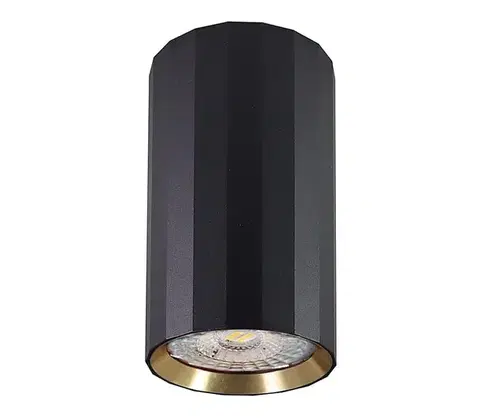 Svietidlá  Bodové svietidlo NICEA 1xGU10/10W/230V čierna 323408