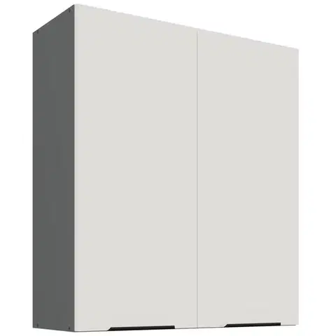 Kuchynské skrinky visiace Kuchynská skrinka Aria-WH/ANT anti fingerprint 80G-90 2F