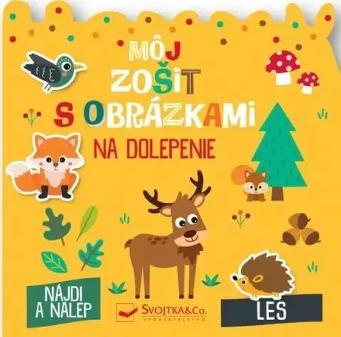 Nalepovačky, vystrihovačky, skladačky Les - môj zošit s obrázkami na dolepenie - Carotte et Campagne