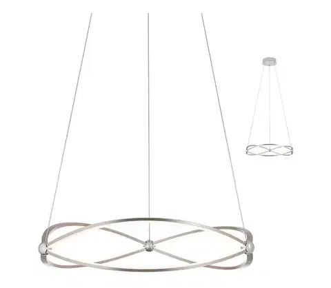 Svietidlá Redo 01-2251 - LED Stmievateľný luster na lanku QUARK LED/43W/230V 3000K chróm 01-2251