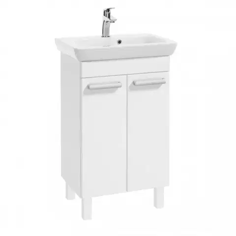 Nábytok do kúpeľne Kúpeľňová zostava CAPRI D55 2D0S biela