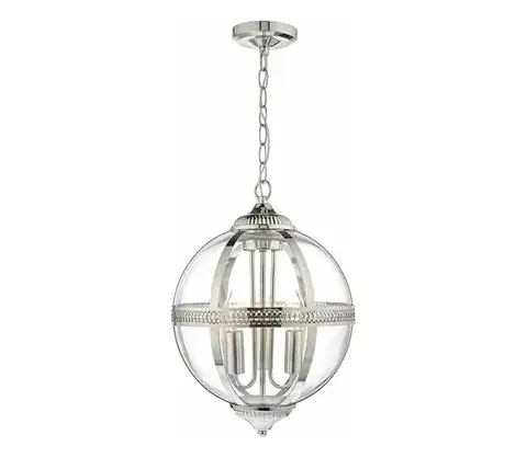 Svietidlá Där Lighting Där Lighting VAN0338 - Luster na reťazi VANESSA 3xE14/40W/230V lesklý chróm VAN0338