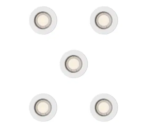Svietidlá Philips - Sada 5 ks podhľadových svietidiel PERIDOT 1xGU10/7W/230V biela 872110303713800