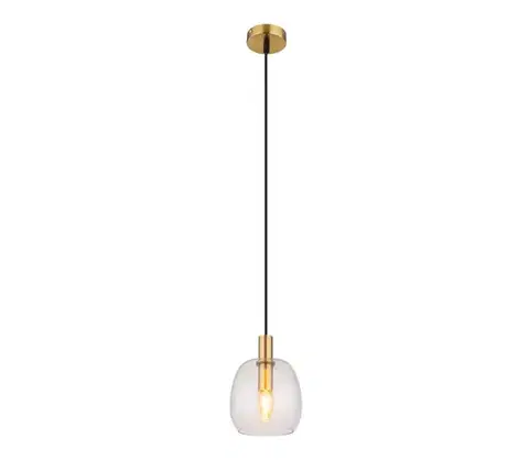 Svietidlá Globo 15789HM - Luster na lanku GARRI 1xE14/40W/230V pr. 16 cm mosadz 15789HM