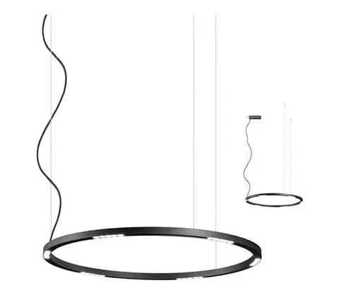Svietidlá Redo 01-2207 - LED Luster na lanku UNION LED/50W/230V 3000K pr. 90 cm čierna 01-2207
