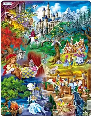 LARSEN puzzle Larsen Puzzle Puzzle Rozprávky Grimmovcov Larsen US24-ZZ