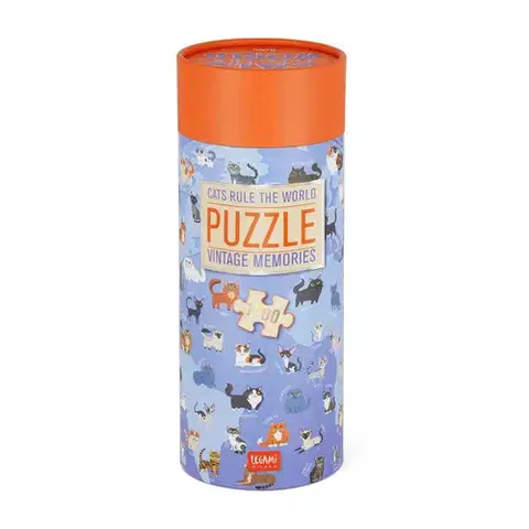 1000 dielikov Legami Legami Puzzle 1000 - Puzzle - Mačiatka VINTAGE MEMORIES