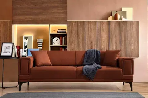Pohovky a gauče Trojmiestna rozkladacia pohovka Horizon - Tile Red