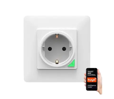 LED osvetlenie  Inteligentná zásuvka SMART 3680W/230V/16A Wi-Fi Tuya SCHUKO 315939