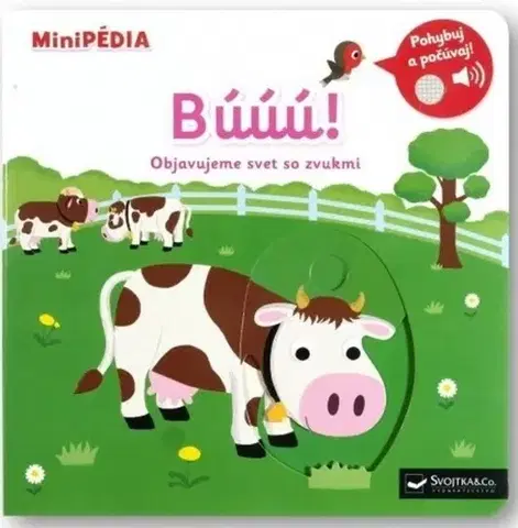 Leporelá, krabičky, puzzle knihy MiniPÉDIA – Búúú! Objavujeme svet so zvukmi - Nathalie Choux
