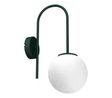 Svietidlá  Nástenné svietidlo CAMBRIDGE 1xE14/15W/230V zelené 3009