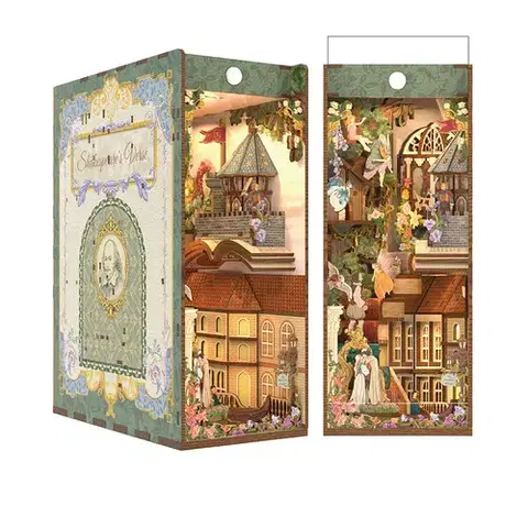 3D puzzle CENGO GmbH Book Nook - 3D Puzzle - Shakespeare
