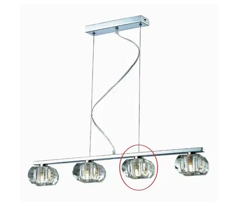 Lampy Azzardo - Náhradné sklo k lustru RUBIC 8590828235699