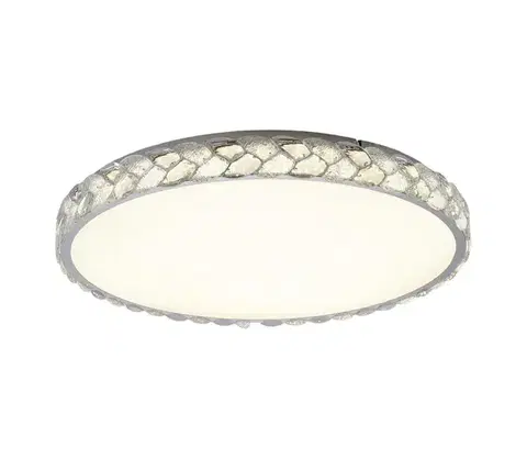 Svietidlá LUXERA  - LED stropné svietidlo LARUNA LED/85W/230V pr. 80 cm matný chróm 