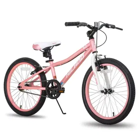 Bicykle Juniorský horský bicykel Hiland Climber Rigid 20" • 120-145 cm ružová - 11" (125-150 cm)
