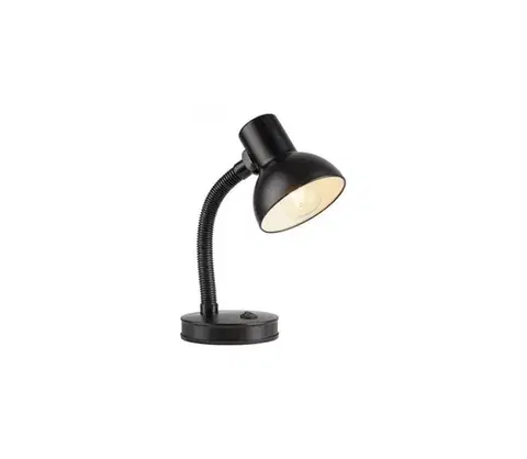 Lampy JUST LIGHT. 11080-18 - Flexibilná stolná lampa FLEXI 1xE27/25W/230V čierna 11080-18