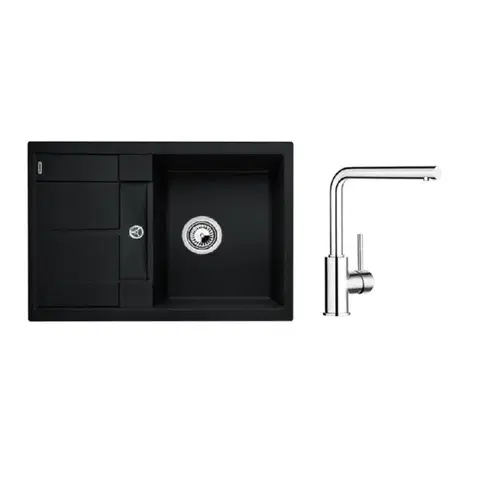 Kuchynské drezy Blanco Set drezu a batérie Blanco Metra 45 S 78x50 cm antracit SETB3 SETB3 SETB3