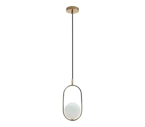 Svietidlá  Luster na lanku CORDEL 1xG9/28W/230V zlatá 31-26262