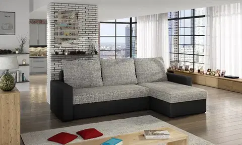 Rohové sedačky Living 16 Rohová rozkladacia sedačka, Berlin 01/Soft 11