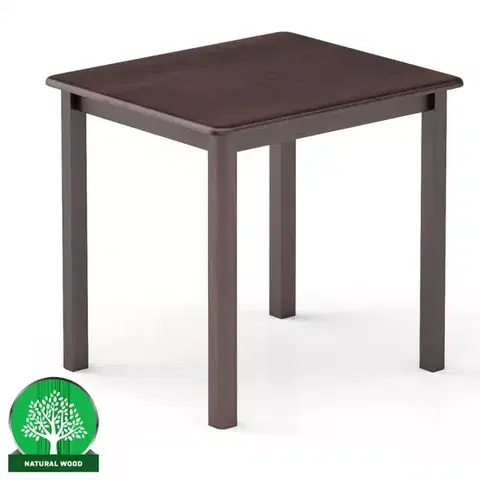 Borovicové stoly Stôl borovica ST104-100x75x70 orech