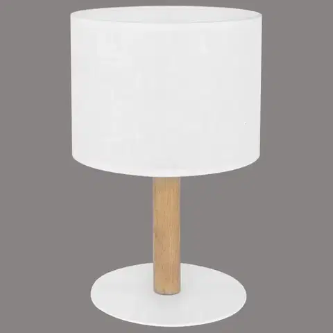 Lampy do obývačky Stolná lampa Deva biela 5217 LB1
