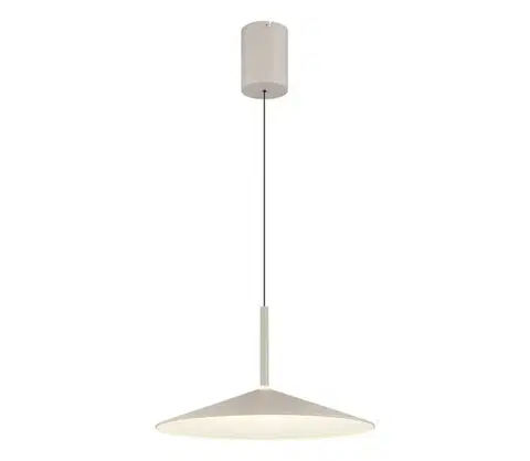 Svietidlá Globo 15635SA - LED luster na lanku LAMPONE LED/18W/230V 4000K béžový 15635SA