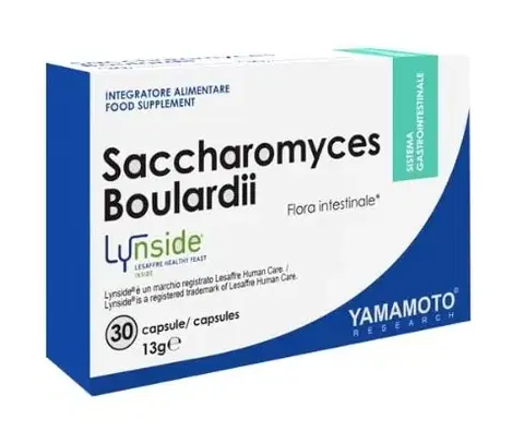 Probiotiká a tráviace enzýmy Saccharomyces Boulardii (účinné pri liečbe hnačky) - Yamamoto 30 kaps.