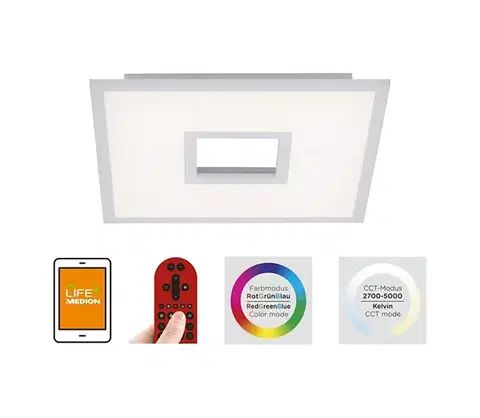Svietidlá Leuchten Direkt - LED RGB Stmievateľné svietidlo LED/22,5W/230V + LED/5W + DO 11645-16