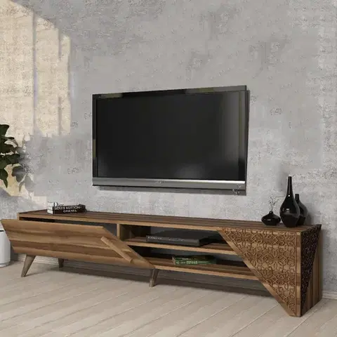 TV stolíky TV stolík Beril 2 - Walnut