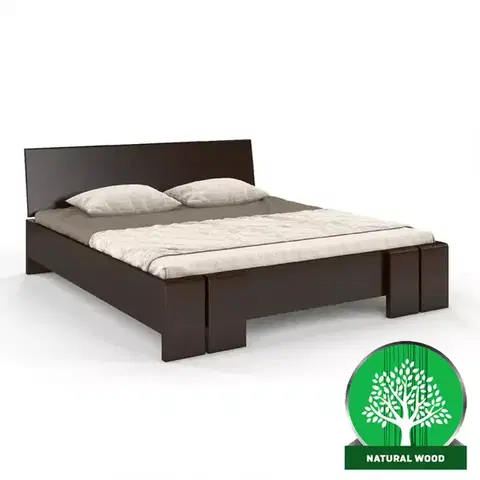 Dvojlôžkové postele Posteľ borovicová Skandica Vestre maxi 180X200 palisander