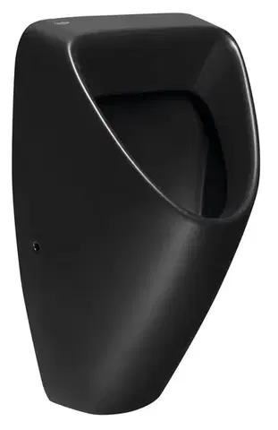 Pisoáre SAPHO - SCHWARN BLACK keramický urinál, zadný prívod, zadný odpad, čierna mat 201.701.6