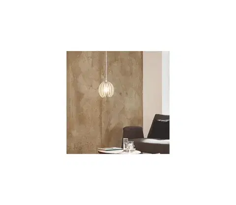 Svietidlá Eglo 63247 - Luster na lanku COSSANO PRO 1xE27/60W/230V pr. 30 cm biela 63247