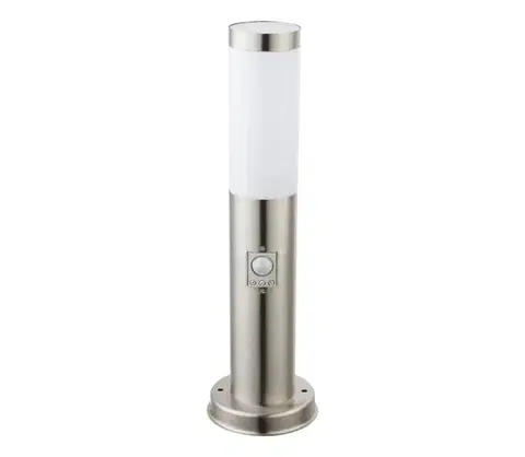 LED osvetlenie Globo 3158SLED - LED vonkajšie svietidlo so senzorom BOSTON 1xE27/8,8W/230V IP44 3158SLED